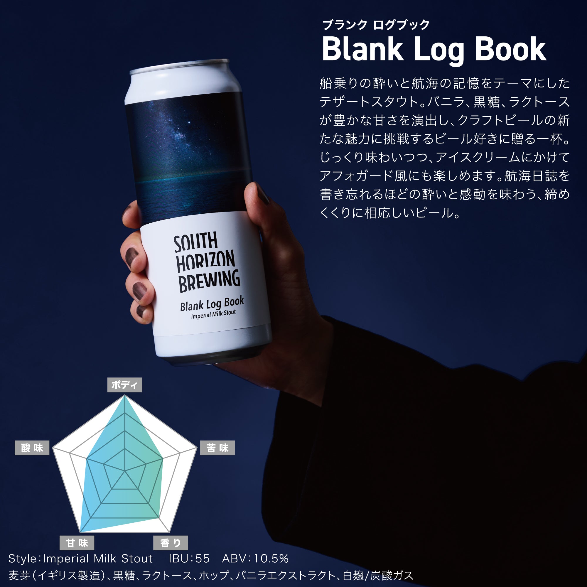 Blank Log Book Imperial Milk Stout SOUTH HORIZON BREWING Blank log book imperial milk stout south horizon brewing